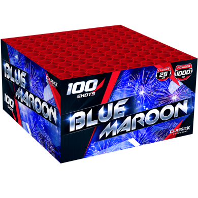 Blue Maroon vuurwerk