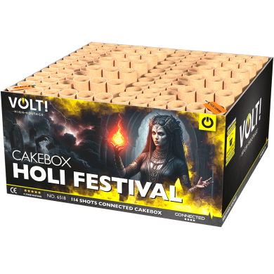 Holi Festival vuurwerk