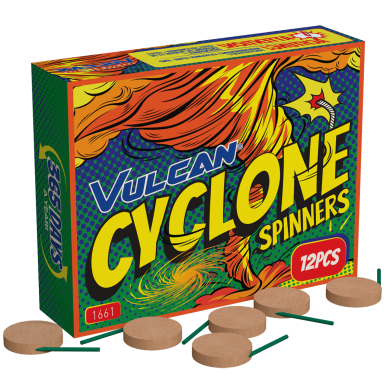 Cyclone Spinners vuurwerk
