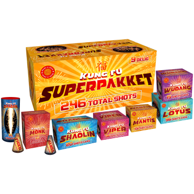 Kung Fu Superpakket  vuurwerk